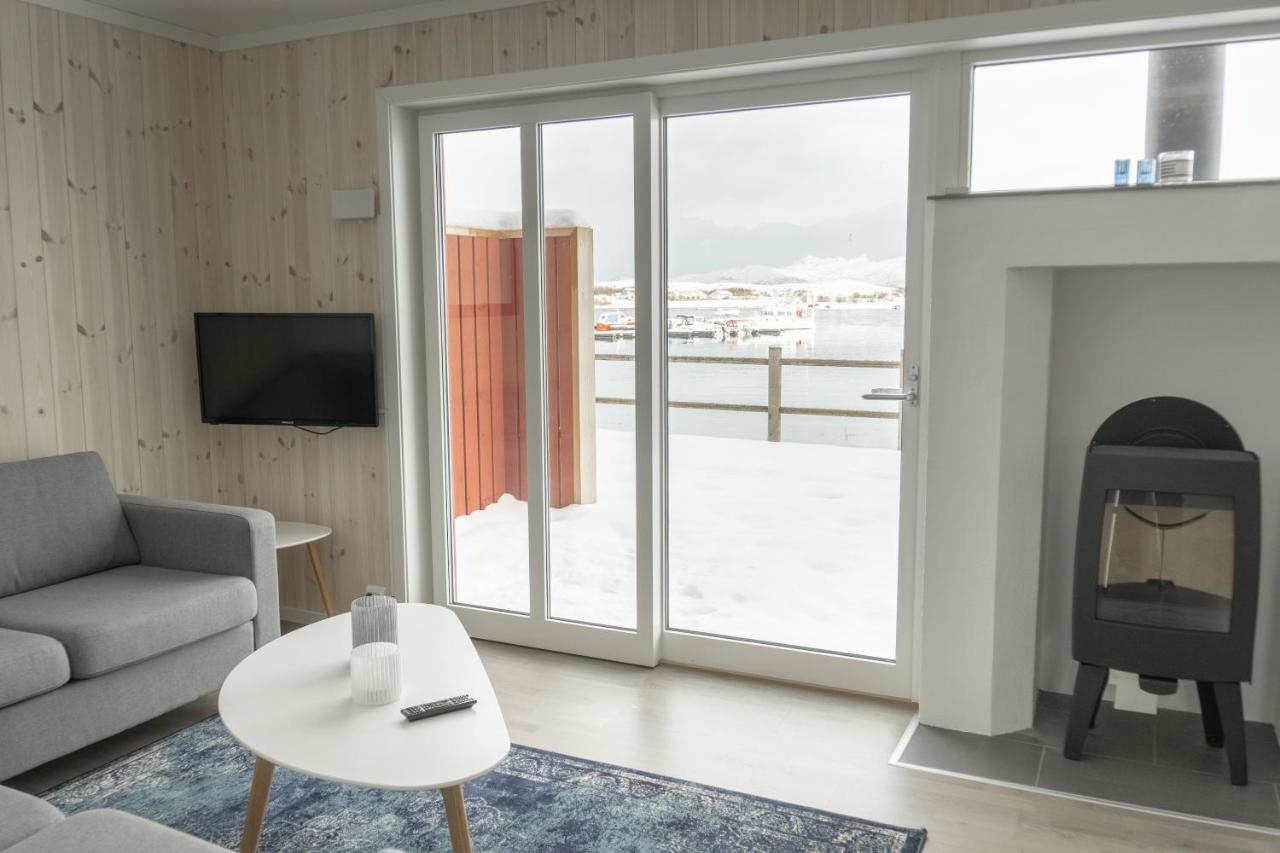 Вилла Brand New Nappstraumen Seaview Cabin Gravdal  Экстерьер фото