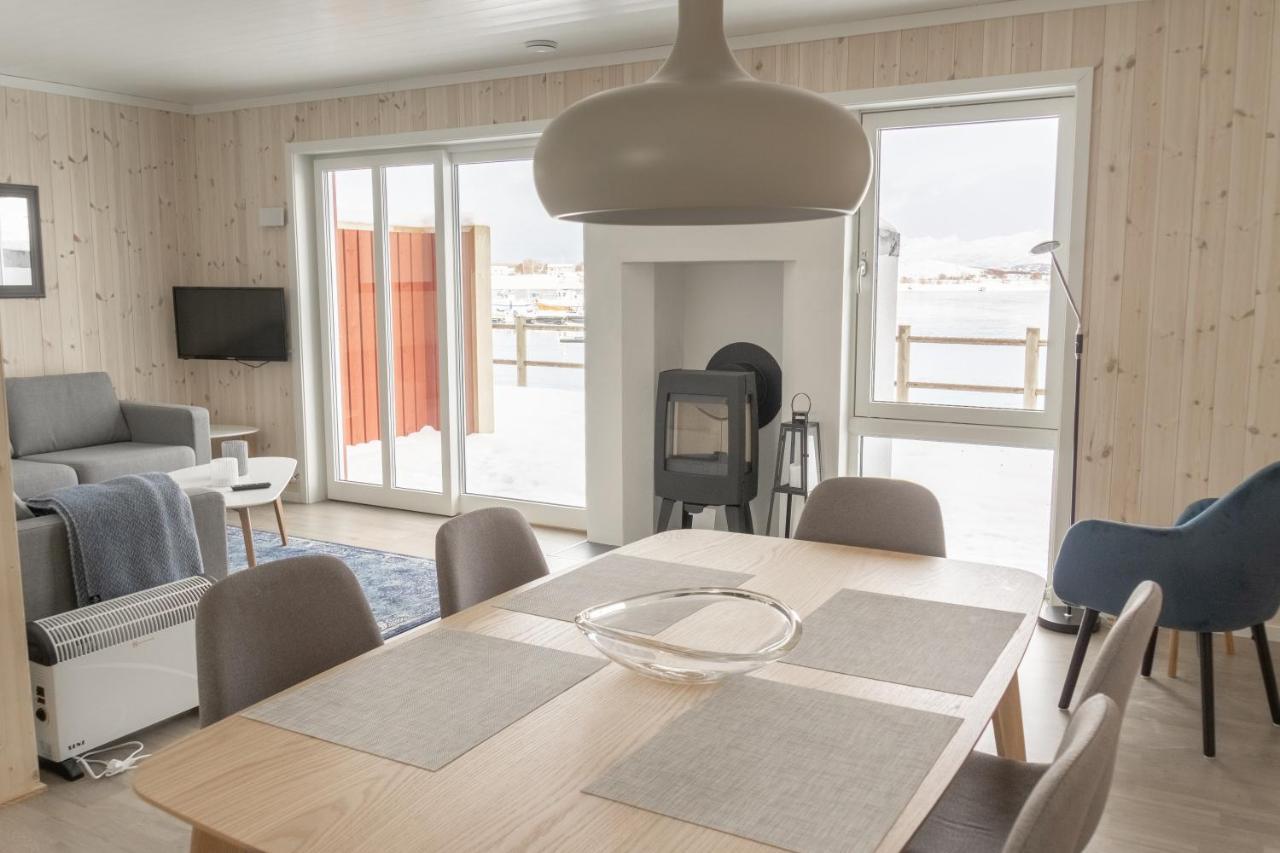 Вилла Brand New Nappstraumen Seaview Cabin Gravdal  Экстерьер фото