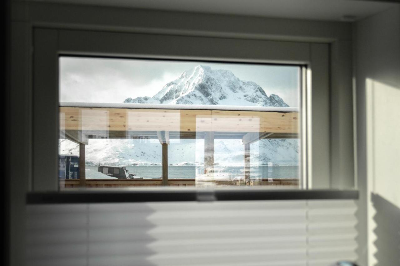 Вилла Brand New Nappstraumen Seaview Cabin Gravdal  Экстерьер фото