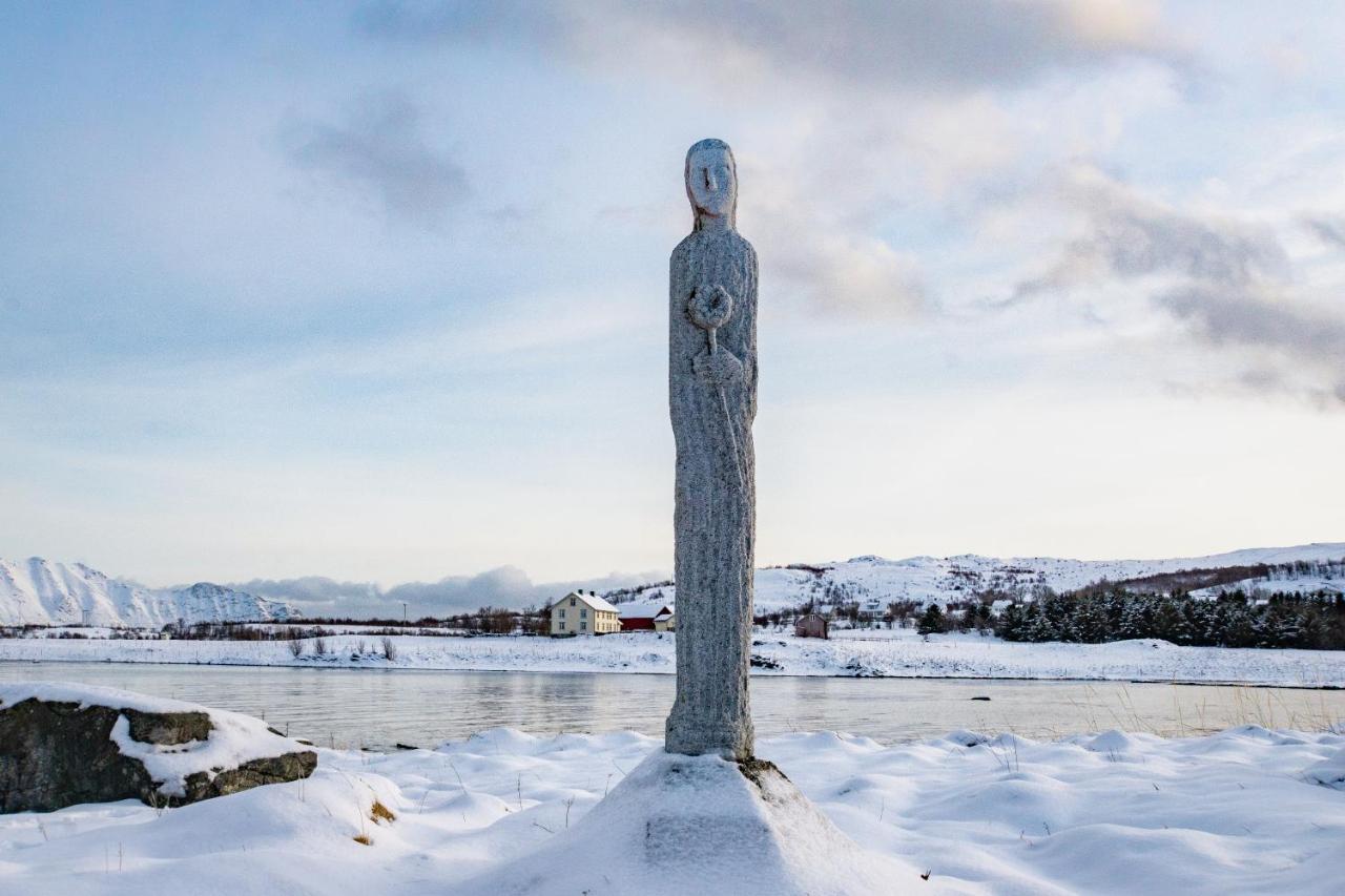 Вилла Brand New Nappstraumen Seaview Cabin Gravdal  Экстерьер фото